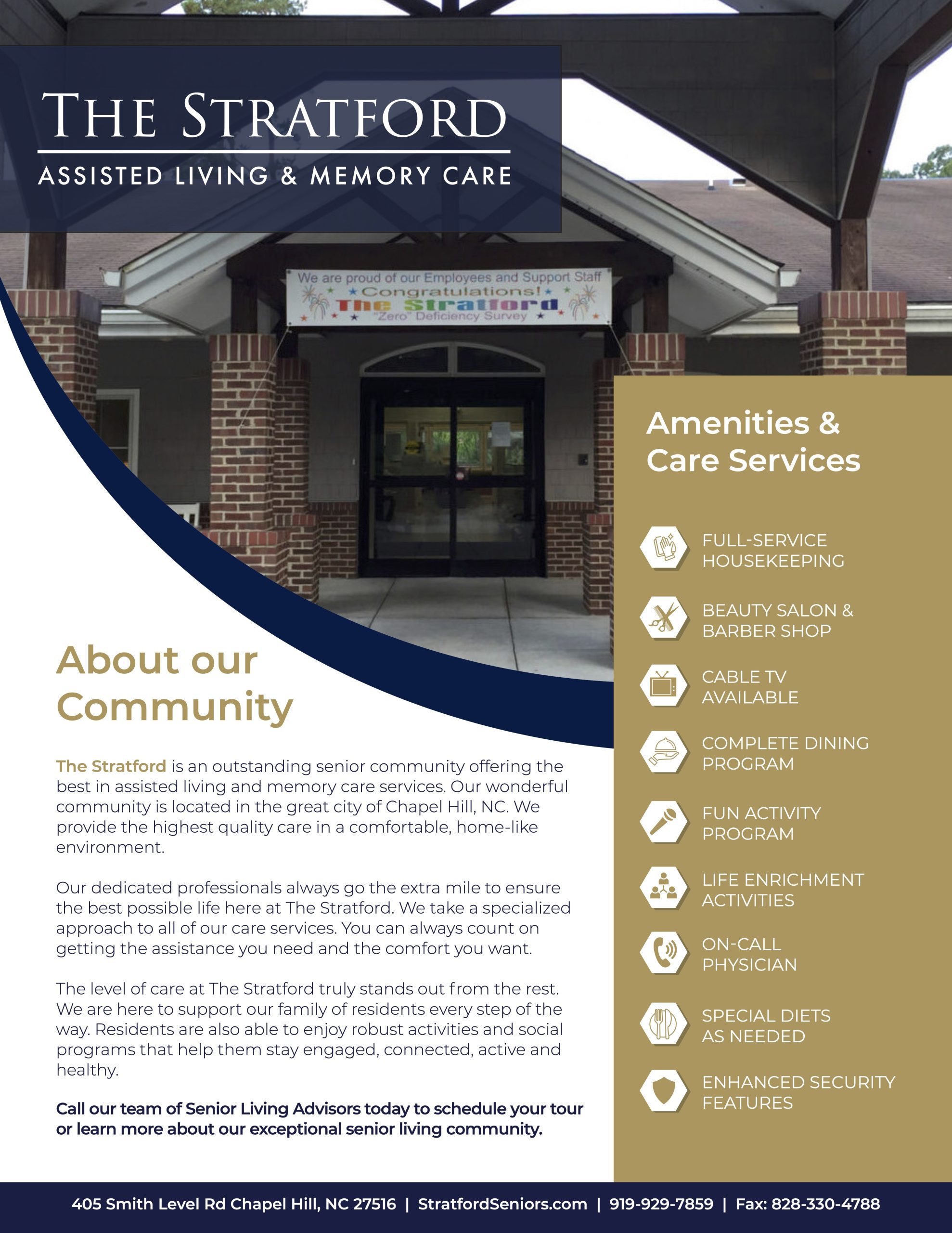 The Stratford- About our Services